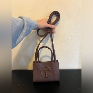 Telfar Small Shopping Bag (Chocolate)